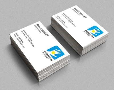 Bloc de cartes de visite